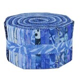 Java Batik Jelly Roll - Blackberry