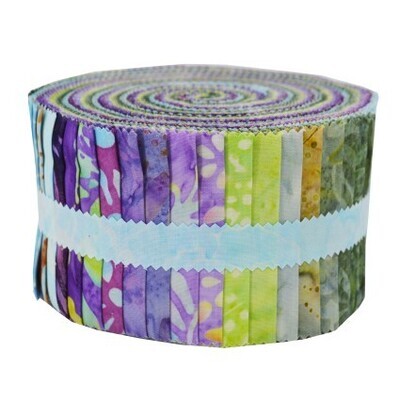 Java Batik Jelly Roll - Fig