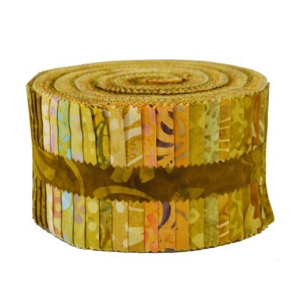 Java Batik Jelly Roll - Bosc Pear