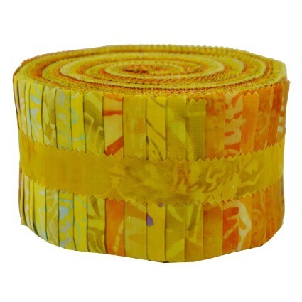 Java Batik Jelly Roll - Pineapple