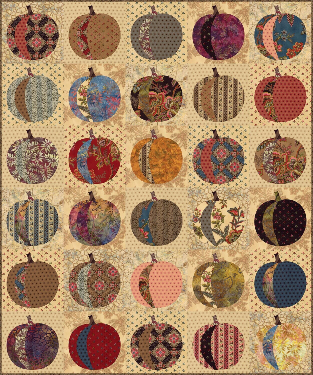 Pumpkins Fabric Kit