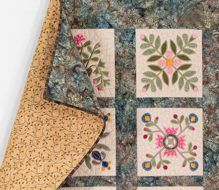 Elegant Garden Quilt LBQ Heirloom Quilts