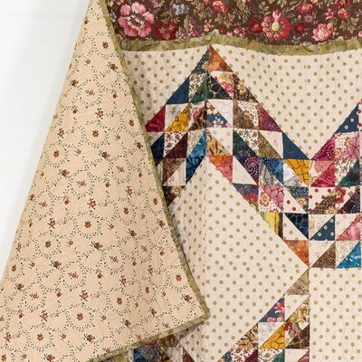 Triangle Star Quilt - LBQ Heirloom Quilts