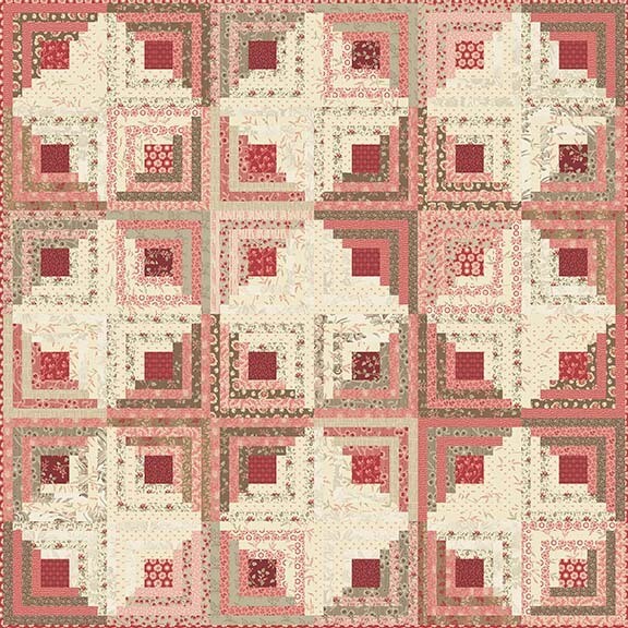 Quilter's Cabin - Cocoa Pink