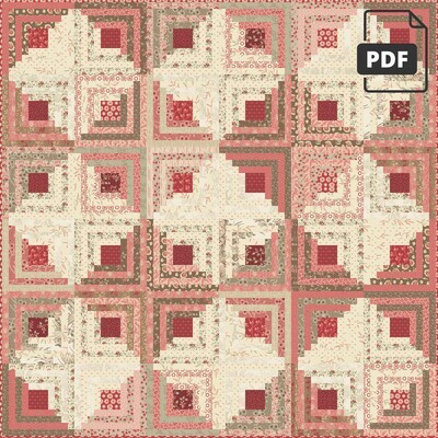 Quilter's Cabin - Cocoa Pink PDF (download)
