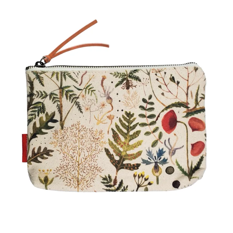 Greens and Flowers Pouch