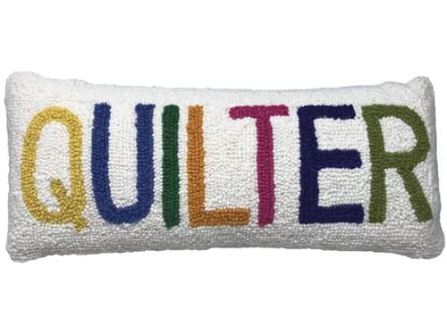 Wool Hook Pillow - Quilter