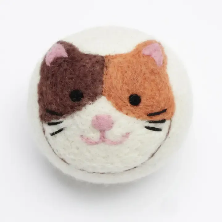 Wool Dryer Ball - Calico Cat