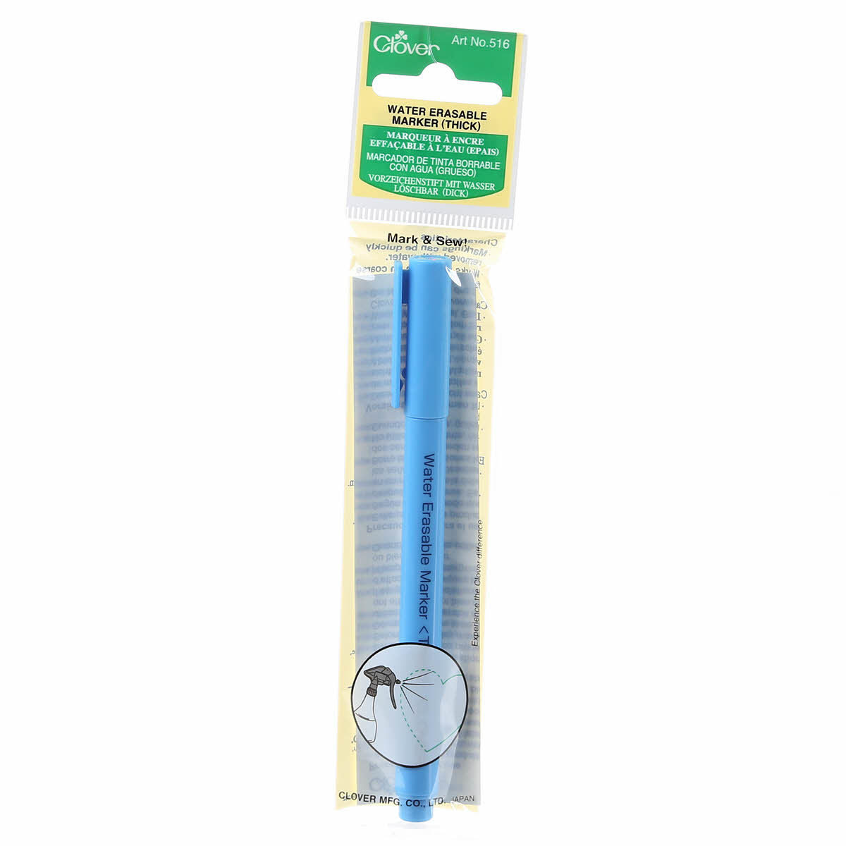 Clover Water Soluble Marker Blue