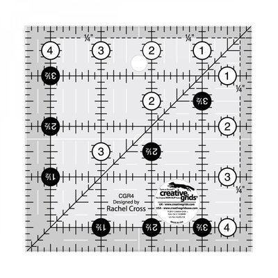 Creative Grids® Quilt Ruler 4½" Square