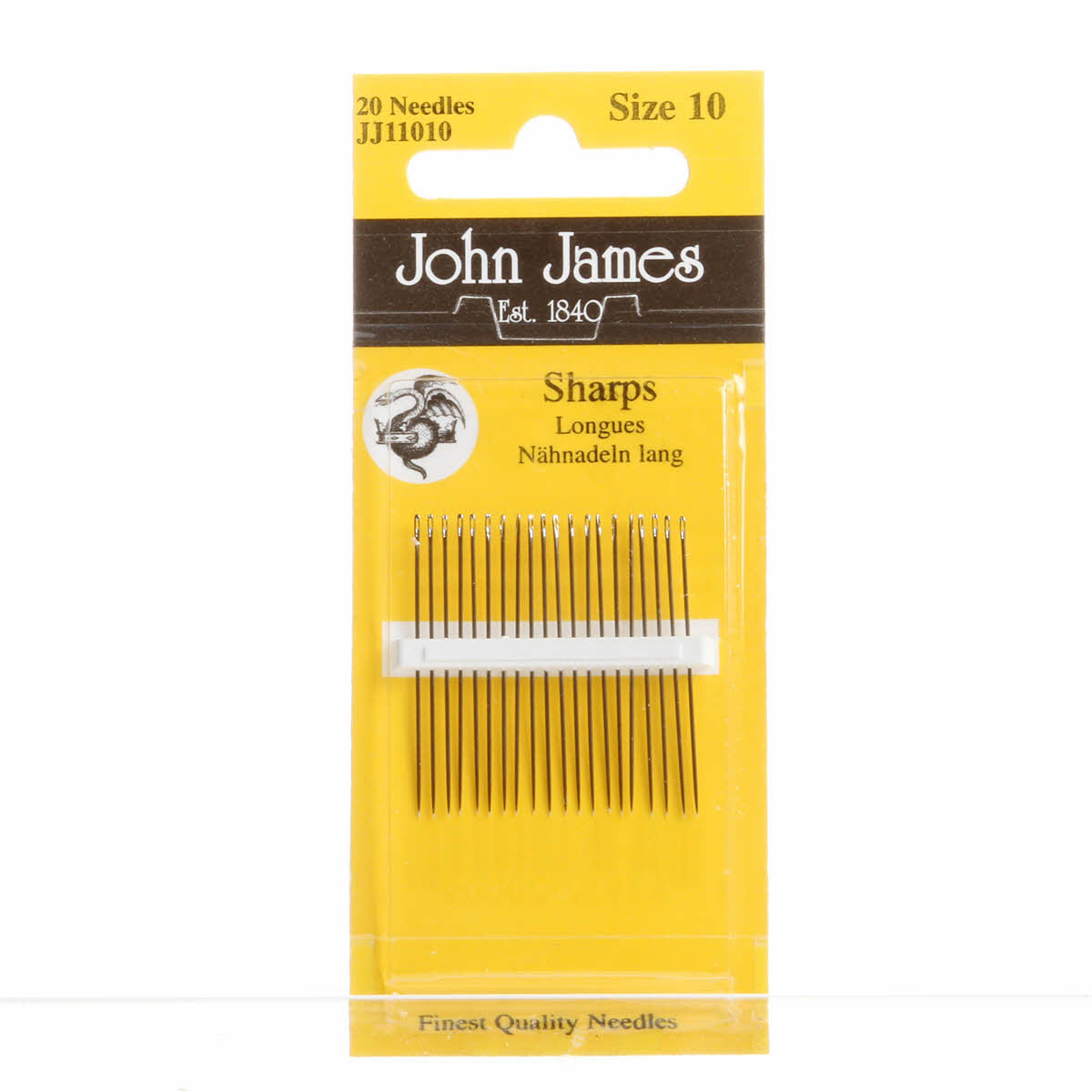 John James Sharps Needle Size 10