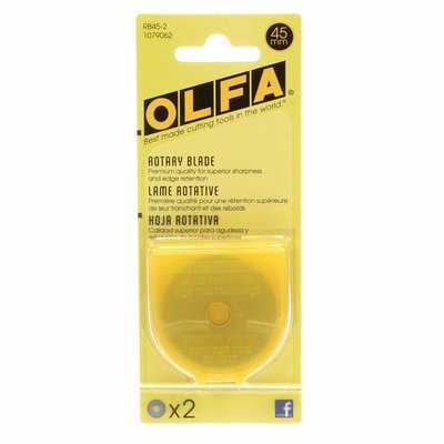OLFA 45mm Rotary Blade - 2 pack