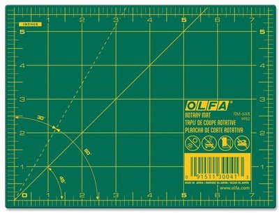 OLFA Cutting Mat with Grid 6" x 8"