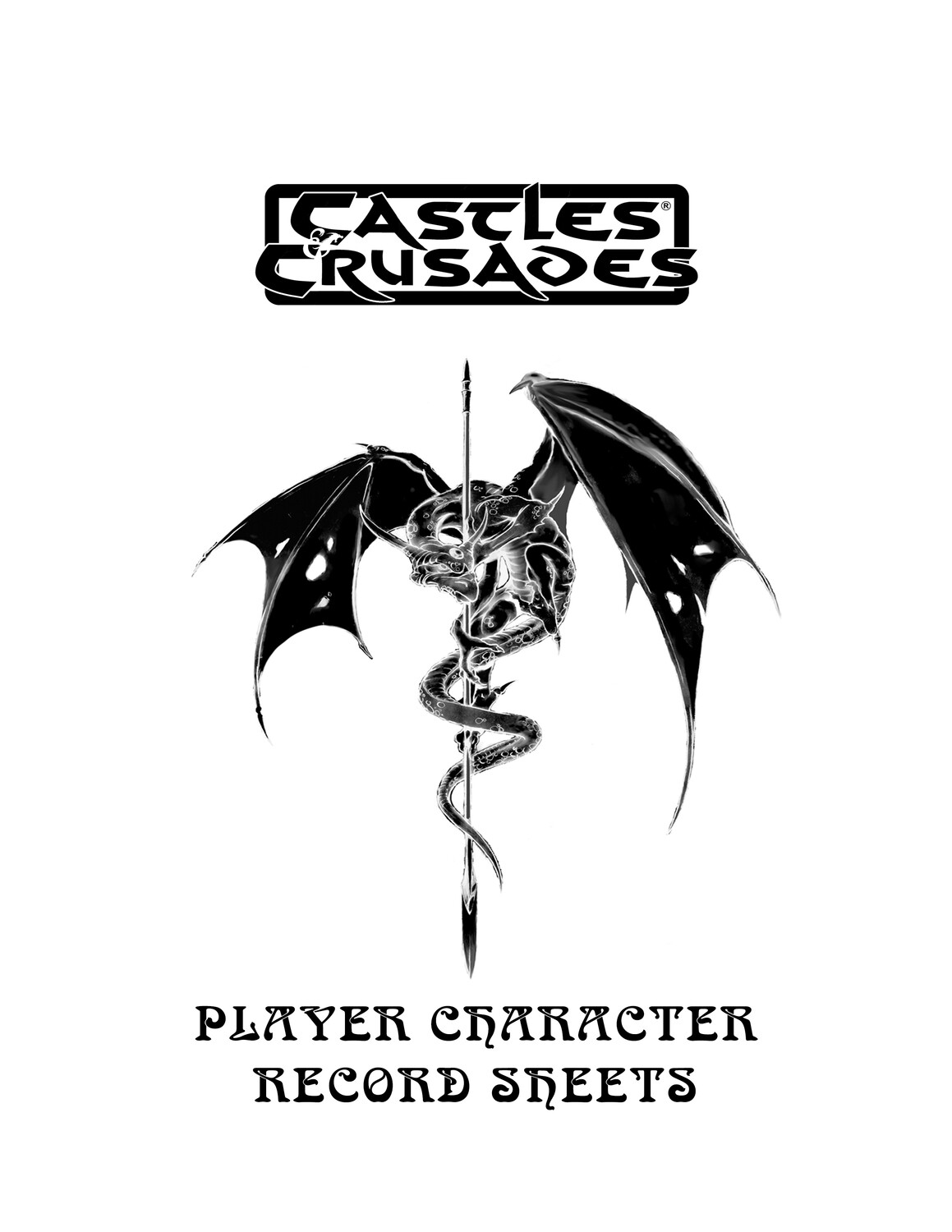 Castles &amp; Crusades Universal Character Reference Sheet for Download
