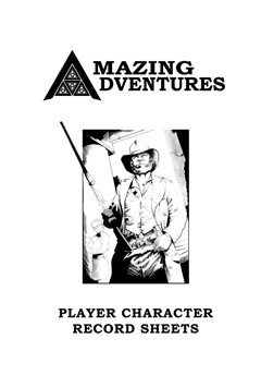 Amazing Adventures Character Reference Sheets