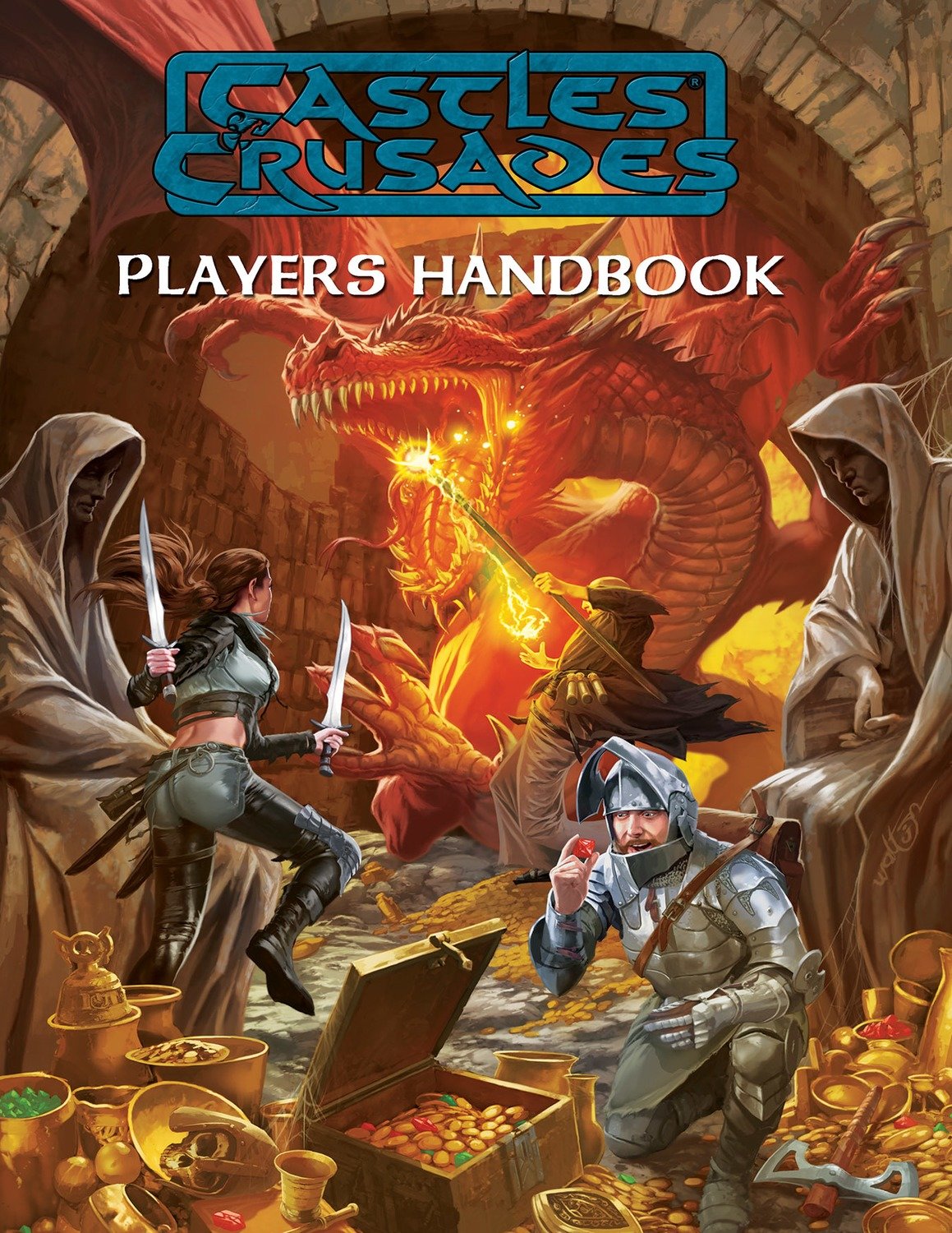 Castles & Crusades Players Handbook 7th Printing - Print and Digital -- Alternate Cover
