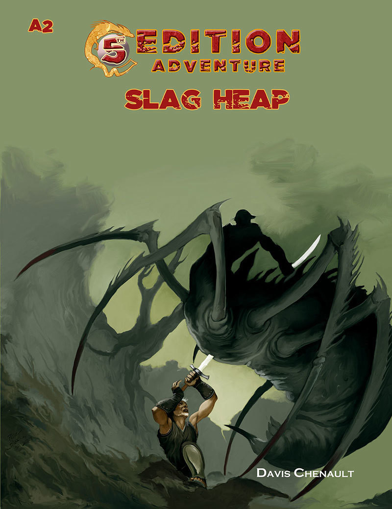 5th Edition Adventure A2 Slag Heap Print + Digital Combo
