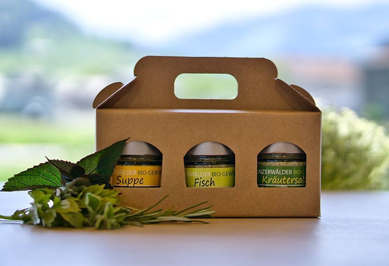 Geschenkpackung | Suppe & Würze, Fischgewürz, Kräutersalz Geschenkpackung | Suppe & Würze, Fischgewürz, Kräutersalz