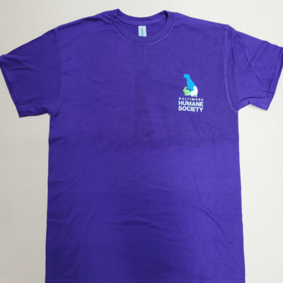 XL Logo Gildan DryBlend T-shirt - purple