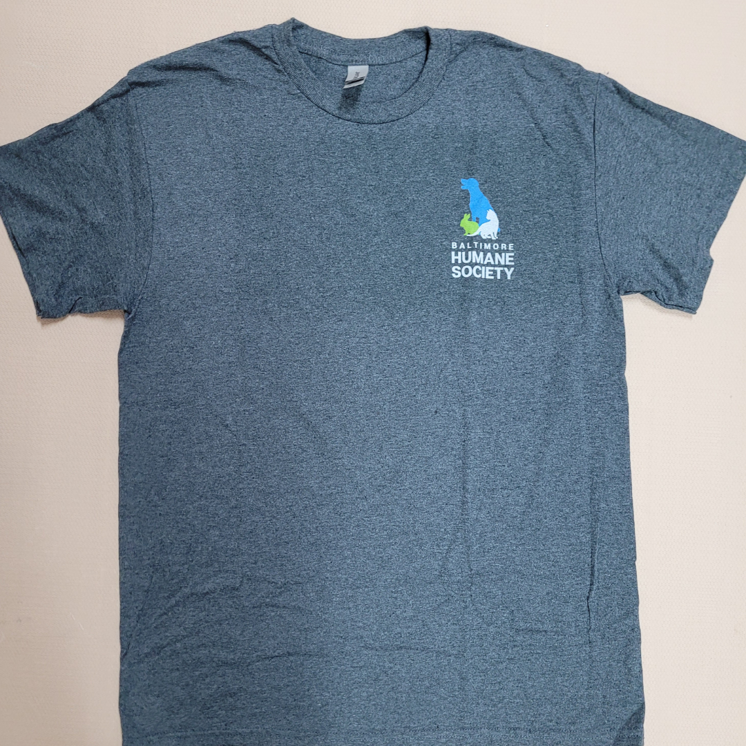 Logo Gildan DryBlend T-shirt - heathered graphite