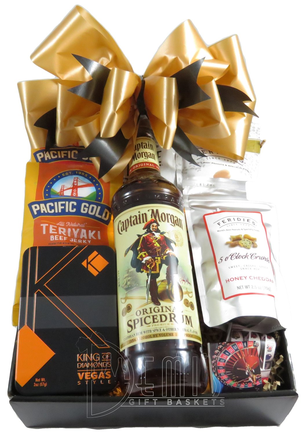 Captain Morgan Spiced Rum Snack Box