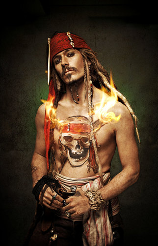 Poster - &quot;Simon Newton - &quot;Flames&quot; Body Paint&quot; - A4