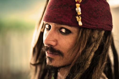 Poster - &quot;Simon Newton - A Portrait of Captain Jack&quot; - A4