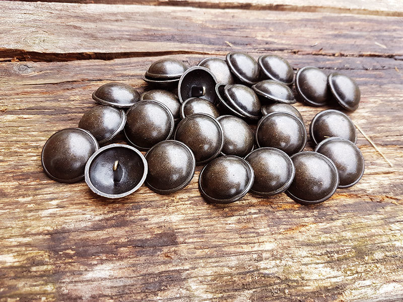 1&quot; Aged Brass Coat Buttons [20% discount available for 48+ buttons]