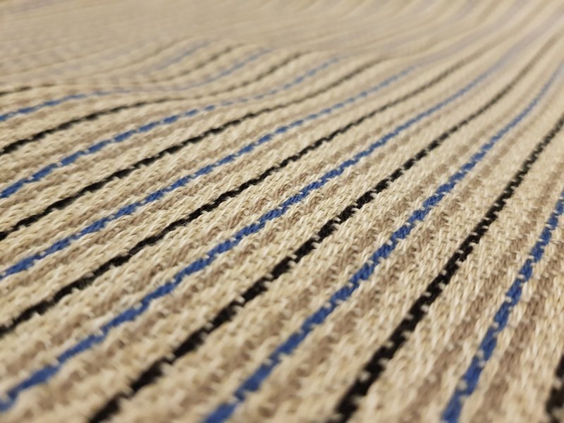 Beige Striped Cotton Pirate Waistcoat Fabric