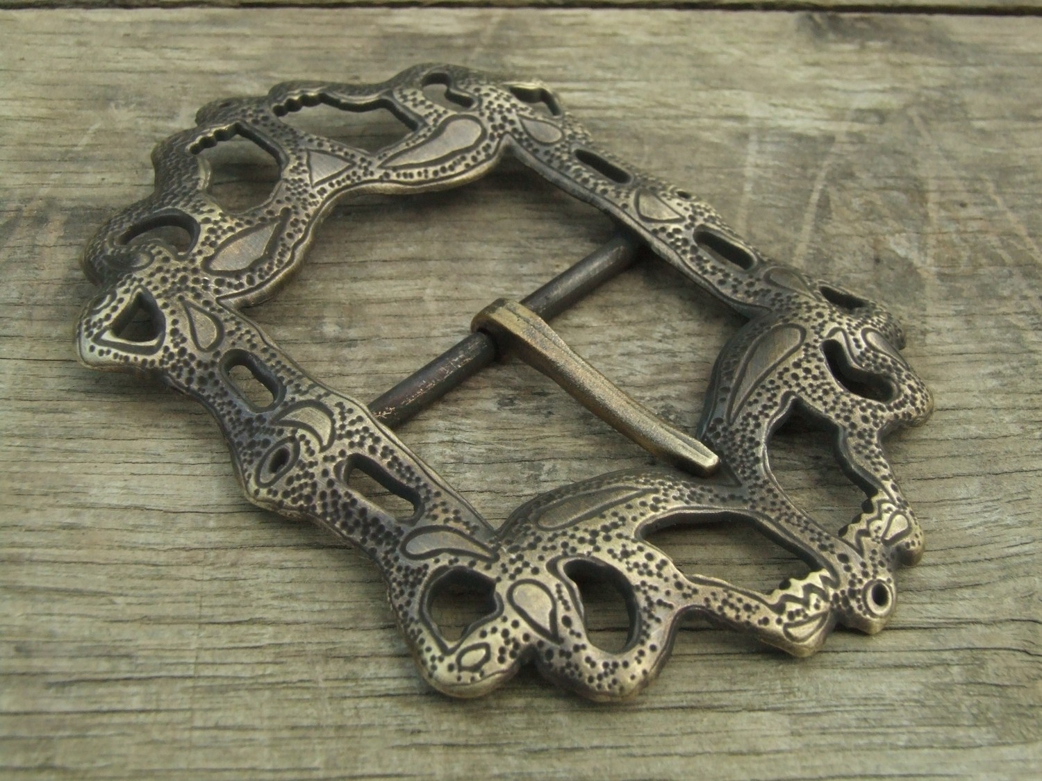 Pirate Baldric Buckle (Brass finish)