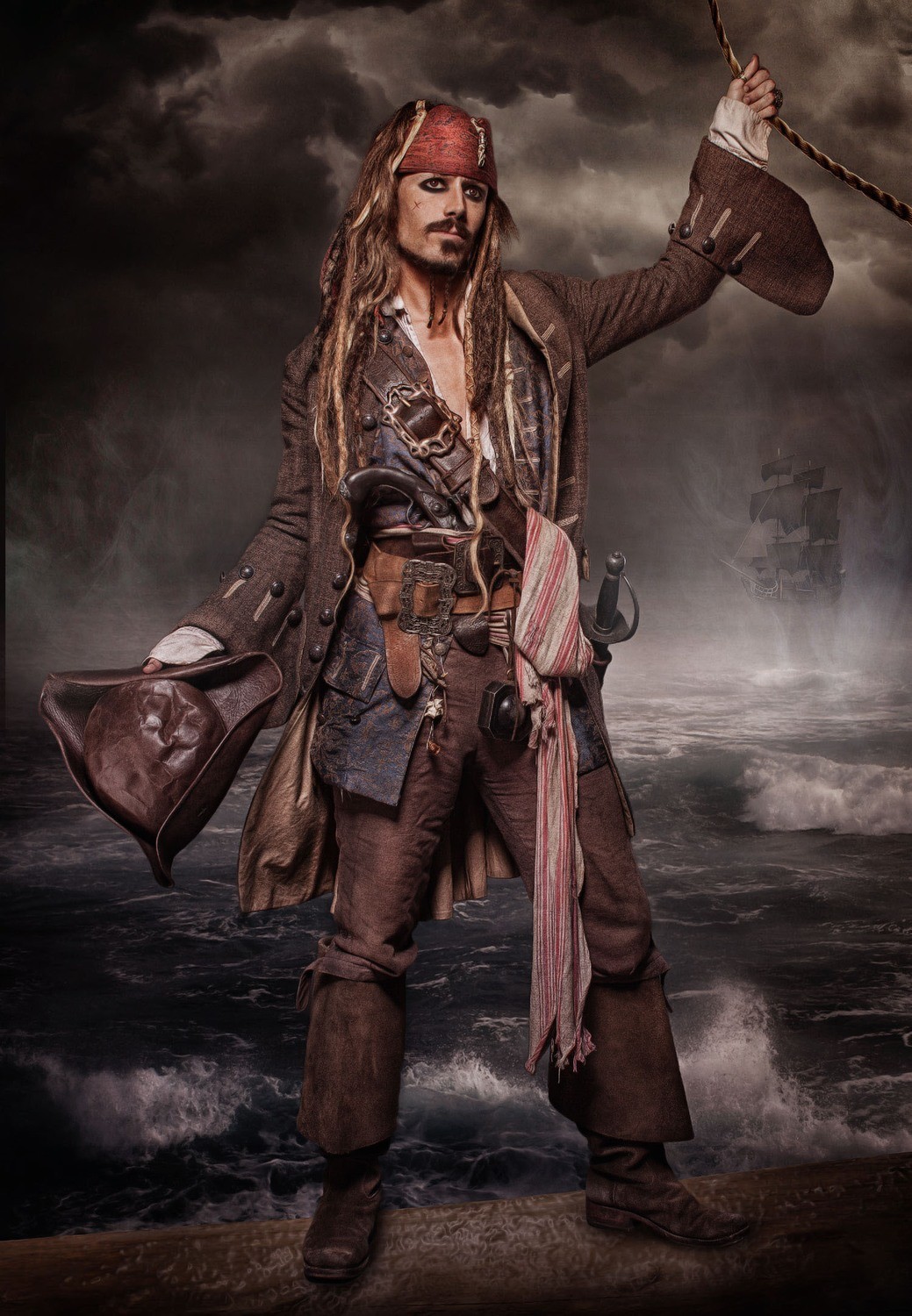 Poster - &quot;Simon Newton: Jack Sparrow Lookalike&quot;