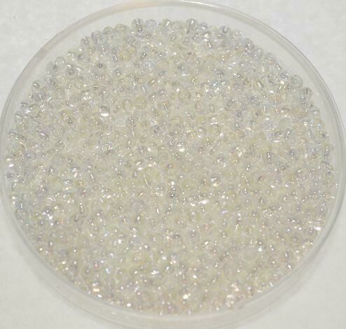 Rocailles weiß  silbereinzug 2,6 mm/ 24g