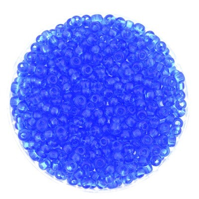 Rocailles blau transparent 2,6mm / 30g Rocailles blau transparent 2,6mm / 30g