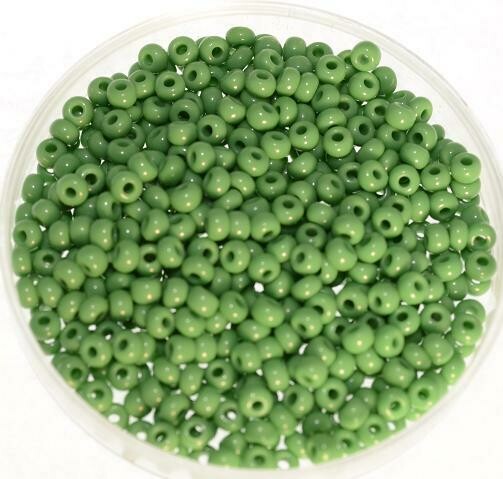 Rocailles grün opak  2,6 mm / 24g