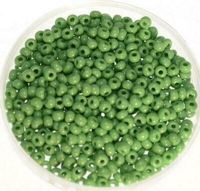 Rocailles grün opak 2,6 mm / 24g Rocailles grün opak 2,6 mm / 24g