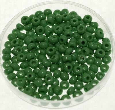 Rocailles grün 3mm opak/ 30g Rocailles grün 3mm opak/ 30g
