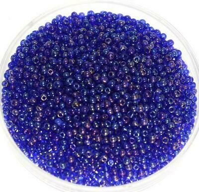 Rocailles blau 1,3mm AB / 16g Rocailles blau 1,3mm AB / 16g