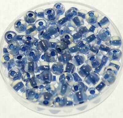 Rocailles blau 4,5mm Farbe innen /30g Rocailles blau 4,5mm Farbe innen /30g
