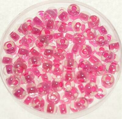 Rocailles rose 4mm, Farbe innen /30g Rocailles rose 4mm, Farbe innen /30g