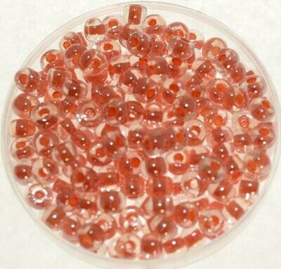 Rocailles Lachs 4mm, Farbe innen /30g Rocailles Lachs 4mm, Farbe innen /30g