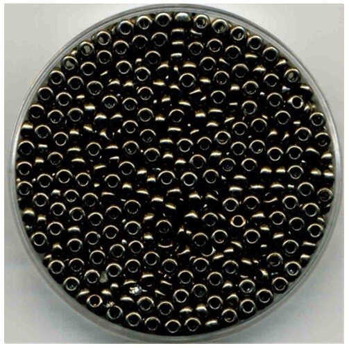 Rocailles Preciosa grau metallic  2,6mm Nr.9 /20 g
