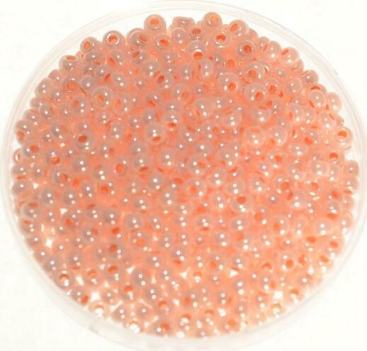 Rocailles Preciosa apricot opal 2,6mm  / 24 gramm