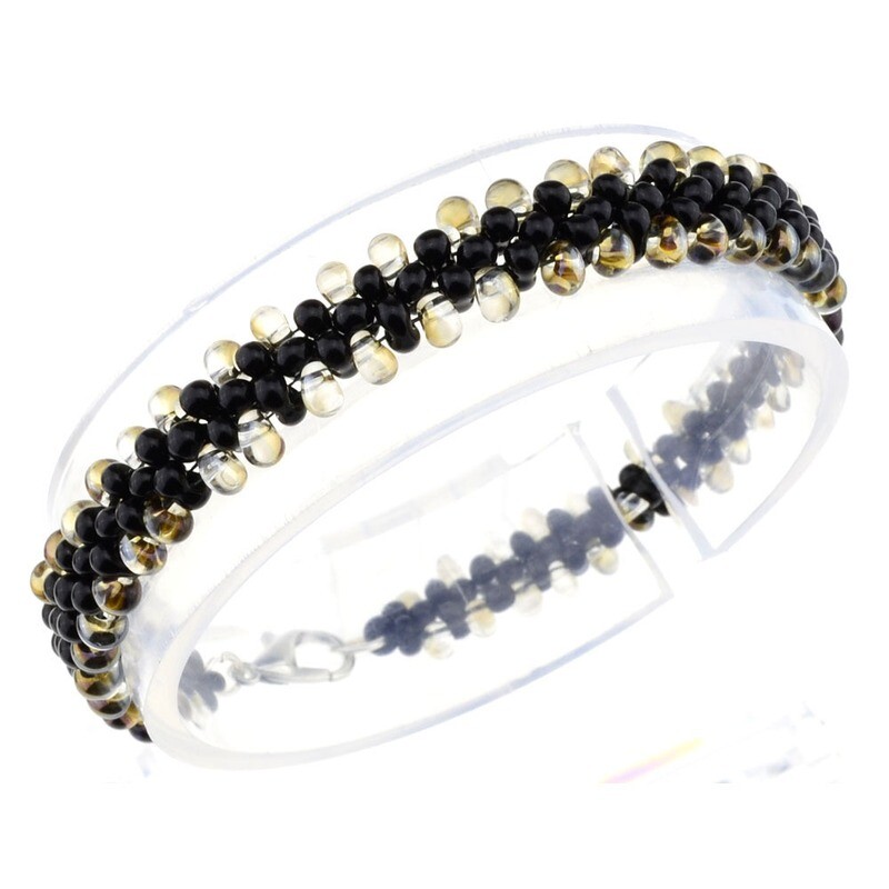 Schmuckherstellungs Set 44/ Perlenarmband selber machen DIY Kit mit Perlen + Anleitung + Zubehör