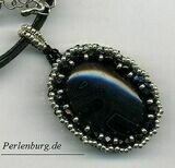 509. Bastelidee / Schmuck selber machen / Streifenachat