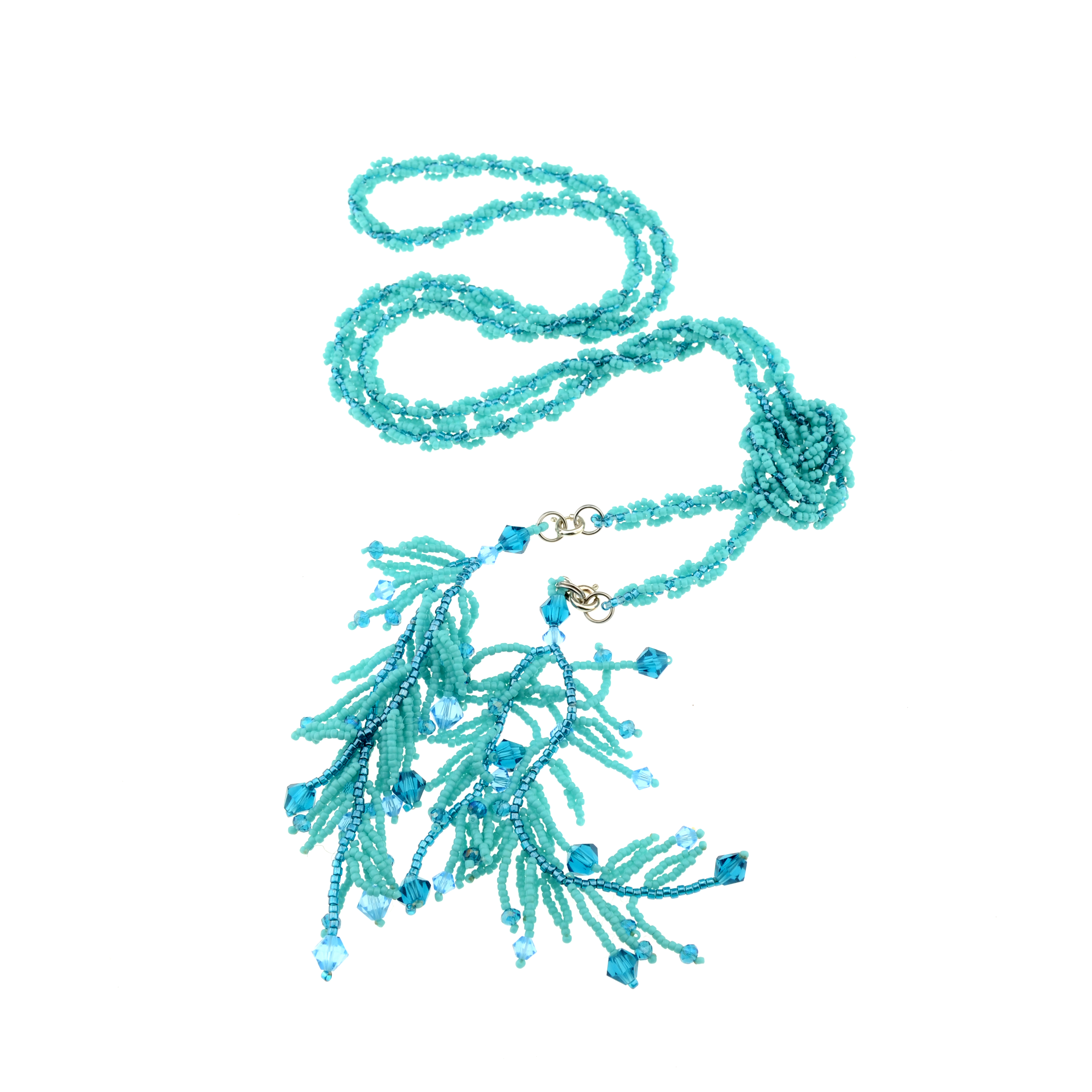 520.Kette selber machen / Perlenset mit Bastelanleitung, Perlen und Zubehör