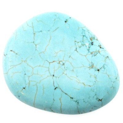 Cabochon Howlite 33x44mm Freeform / 5 Stück Cabochon Howlite 33x44mm Freeform / 5 Stück