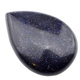 Blaufluss Cabochon 24x32mm / 1 Stück