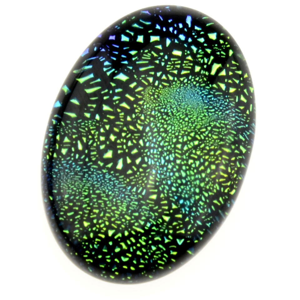 Dichroic Glas Cabohon 20x30mm / 1St