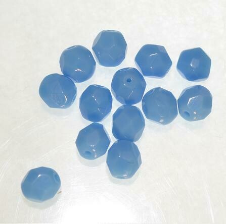 Glasschliffperlen 6mm türkis /18 Stück