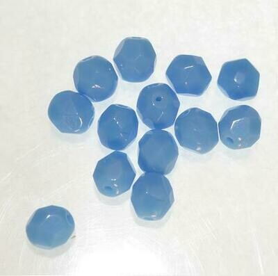 Glasschliffperlen 6mm türkis /18 Stück